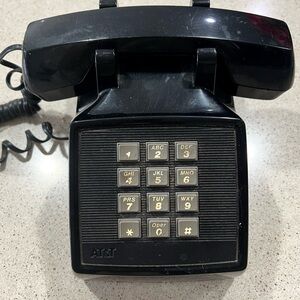 Vintage AT&T Desk Black Telephone